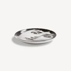Fornasetti Bicchieri E Sottobicchieri^Sottobicchiere Tema E Variazioni N.363 Bianco Nero