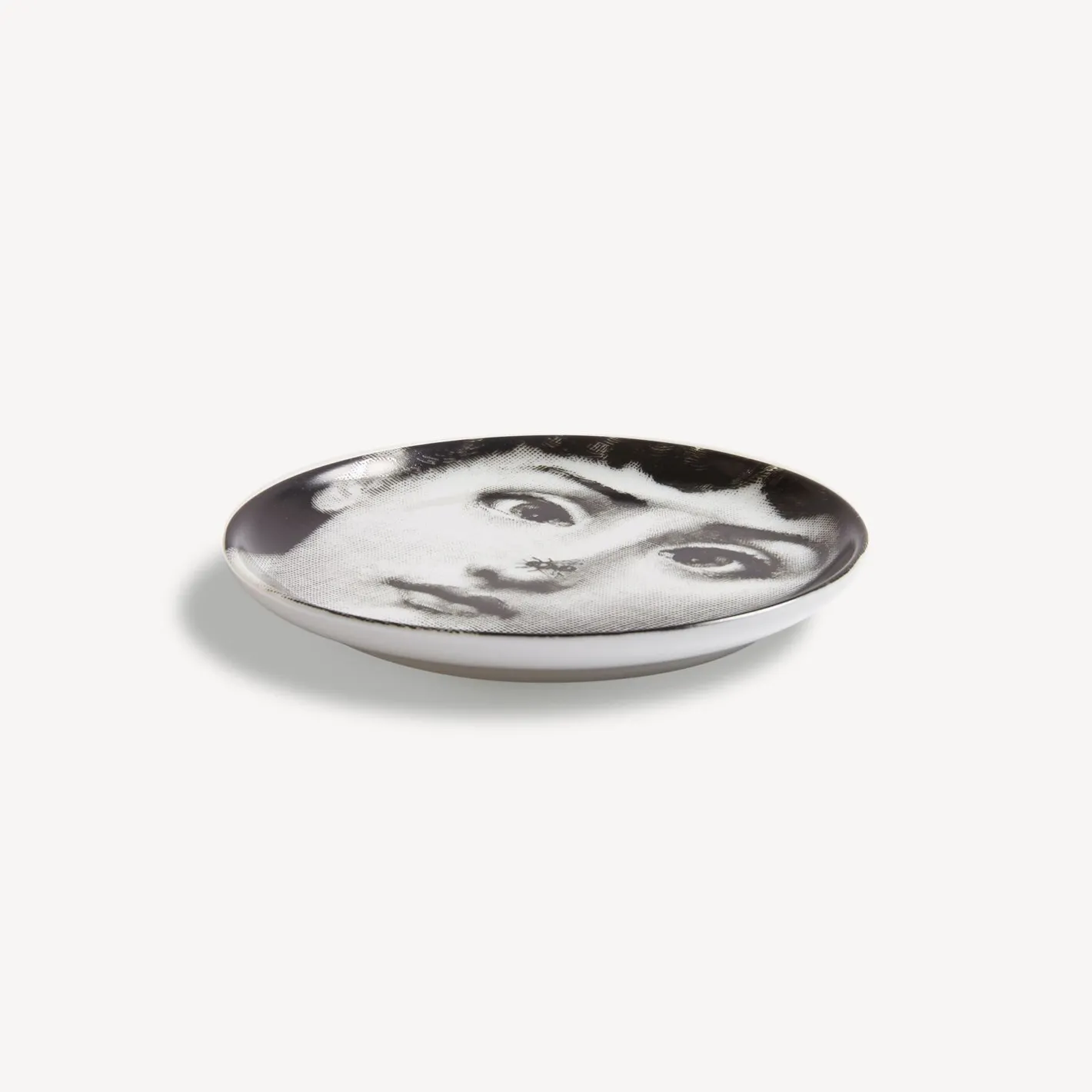 Fornasetti Bicchieri E Sottobicchieri^Sottobicchiere Tema E Variazioni N.363 Bianco Nero