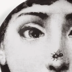 Fornasetti Bicchieri E Sottobicchieri^Sottobicchiere Tema E Variazioni N.363 Bianco Nero