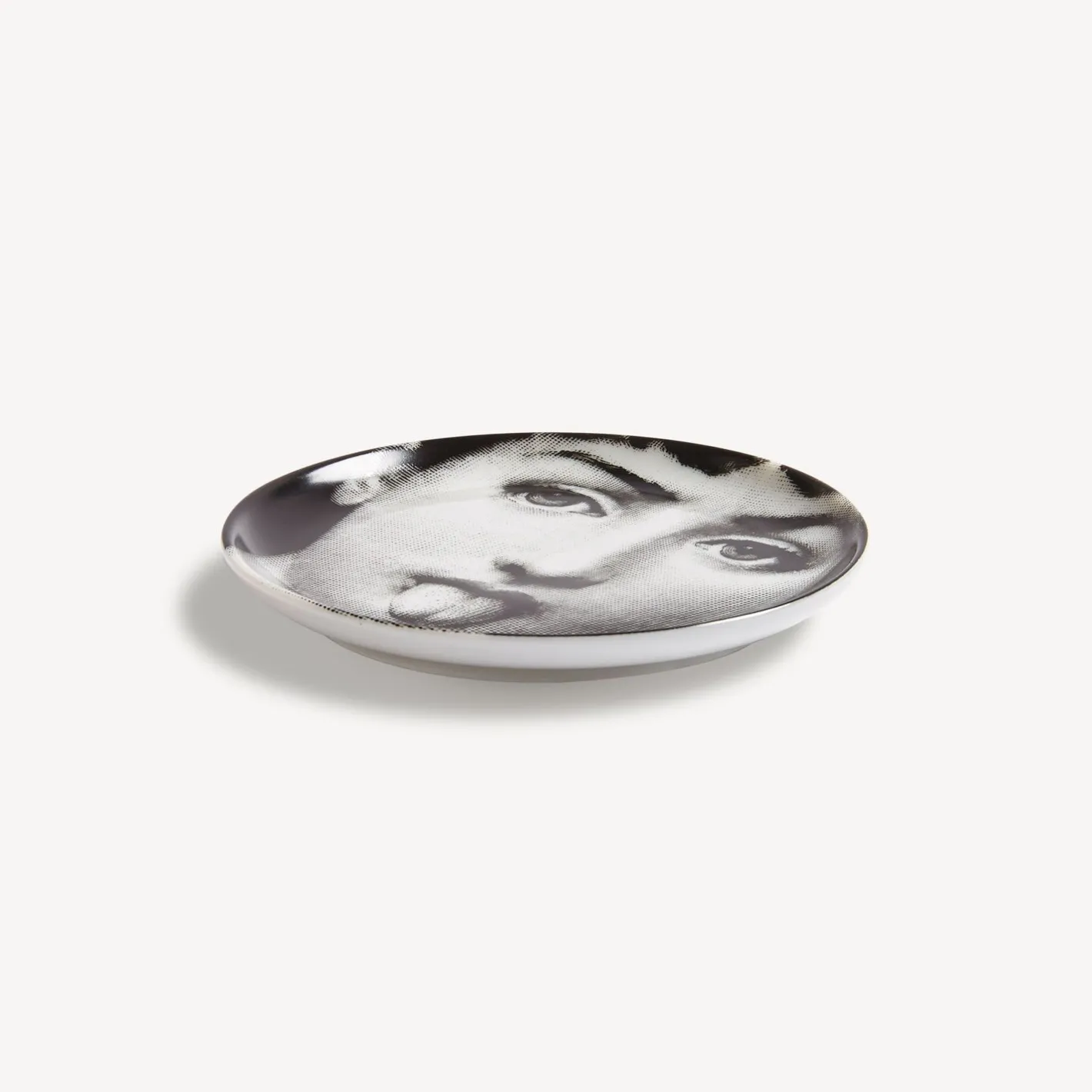 Fornasetti Bicchieri E Sottobicchieri^Sottobicchiere Tema E Variazioni N.82 Bianco Nero