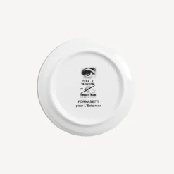 Fornasetti Bicchieri E Sottobicchieri^Sottobicchiere Tema E Variazioni N.82 Bianco Nero