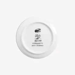 Fornasetti Bicchieri E Sottobicchieri^Sottobicchiere Tema E Variazioni N.130 Bianco Nero