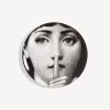 Fornasetti Bicchieri E Sottobicchieri^Sottobicchiere Tema E Variazioni N.334 Bianco Nero