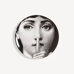 Fornasetti Bicchieri E Sottobicchieri^Sottobicchiere Tema E Variazioni N.334 Bianco Nero