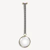 Fornasetti Specchi Di Design^Specchio Convesso Magico Con Nastro Ottone/Bianco/Nero