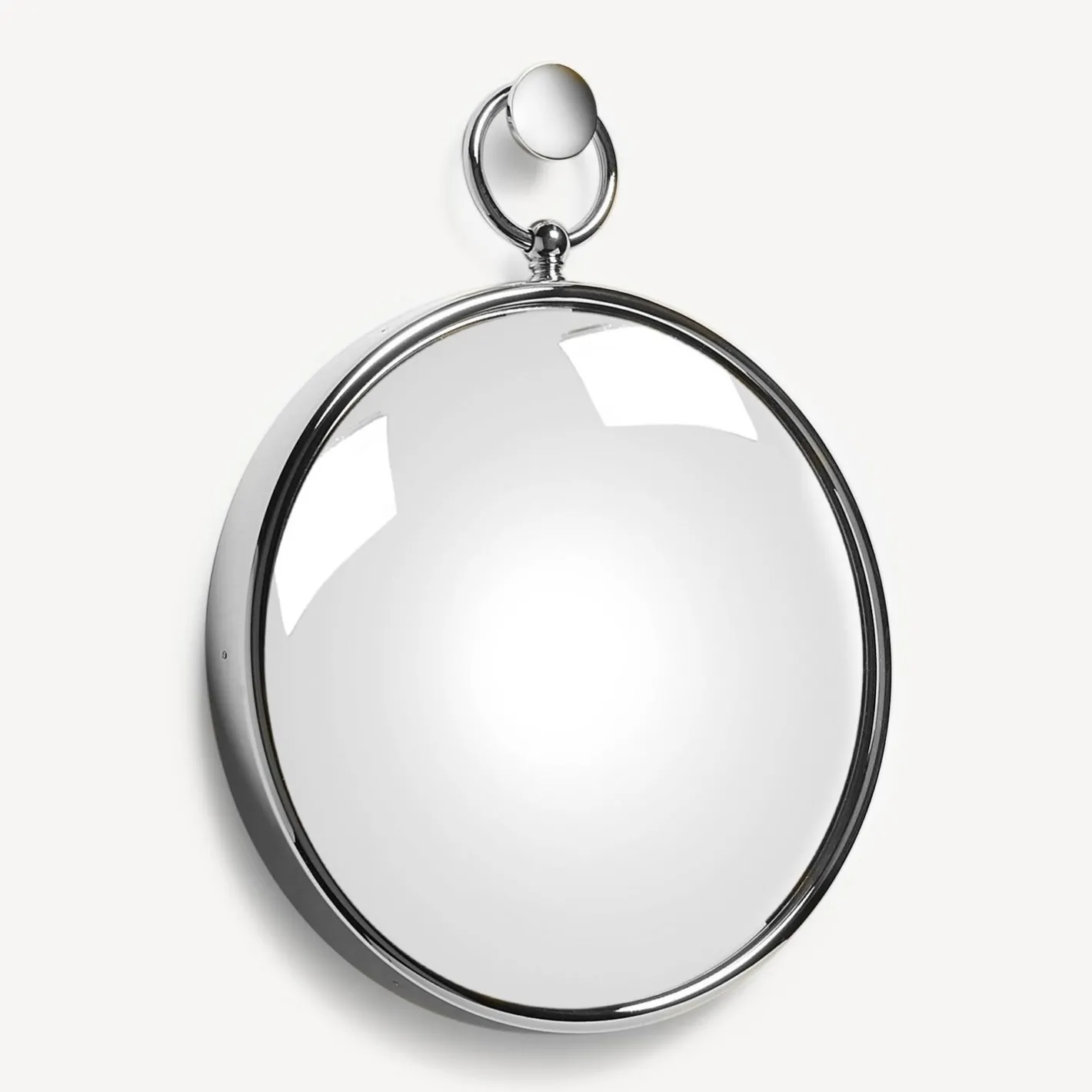Fornasetti Specchi Di Design^Specchio Convesso Magico Con Anello Argento
