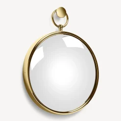 Fornasetti Specchi Di Design^Specchio Convesso Magico Con Anello Ottone