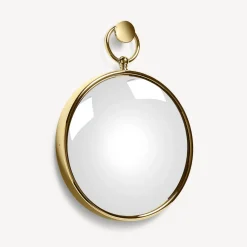 Fornasetti Specchi Di Design^Specchio Convesso Magico Con Anello Ottone
