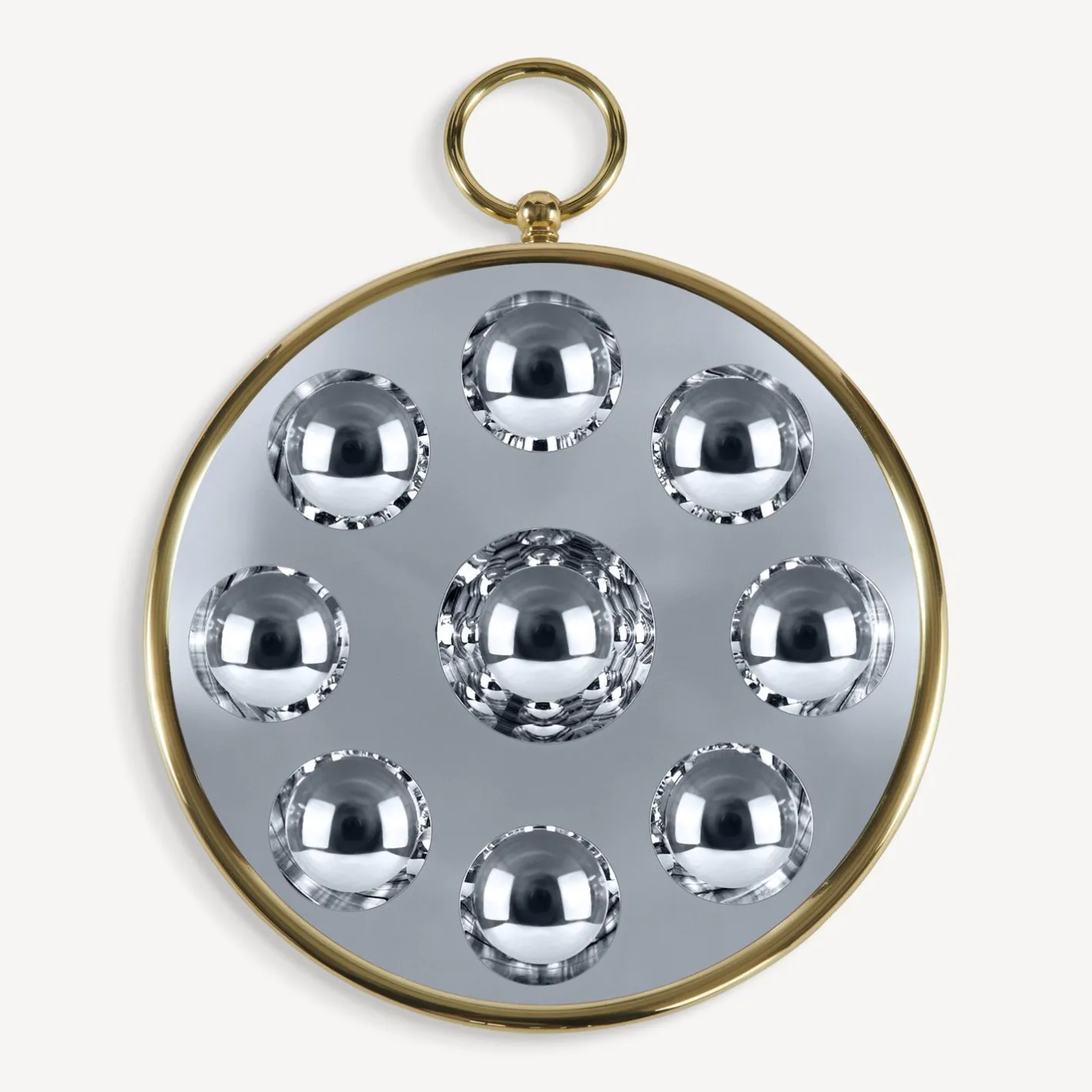 Fornasetti Specchi Di Design^Specchio Delle Bolle Magiche Ottone