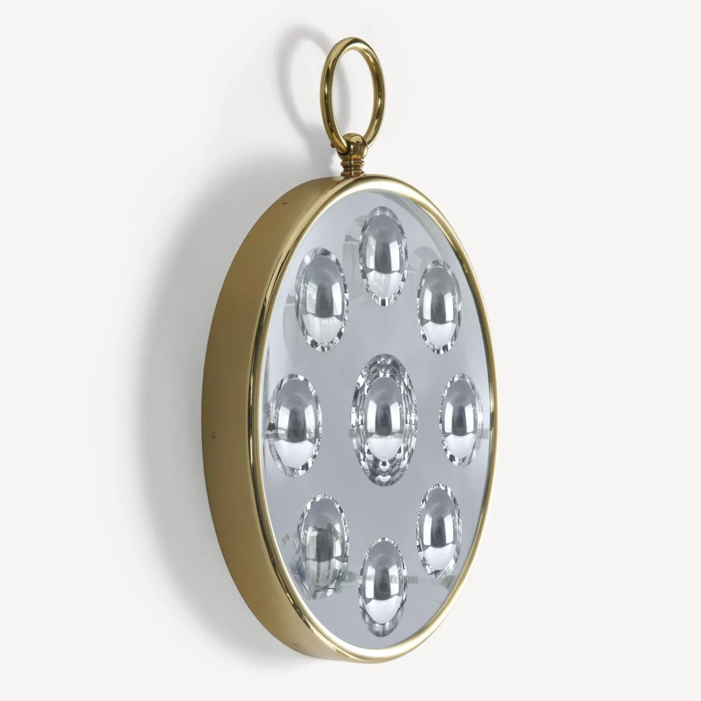 Fornasetti Specchi Di Design^Specchio Delle Bolle Magiche Ottone