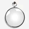 Fornasetti Specchi Di Design^Specchio Magico Convesso Con Cornice Cromata Argento