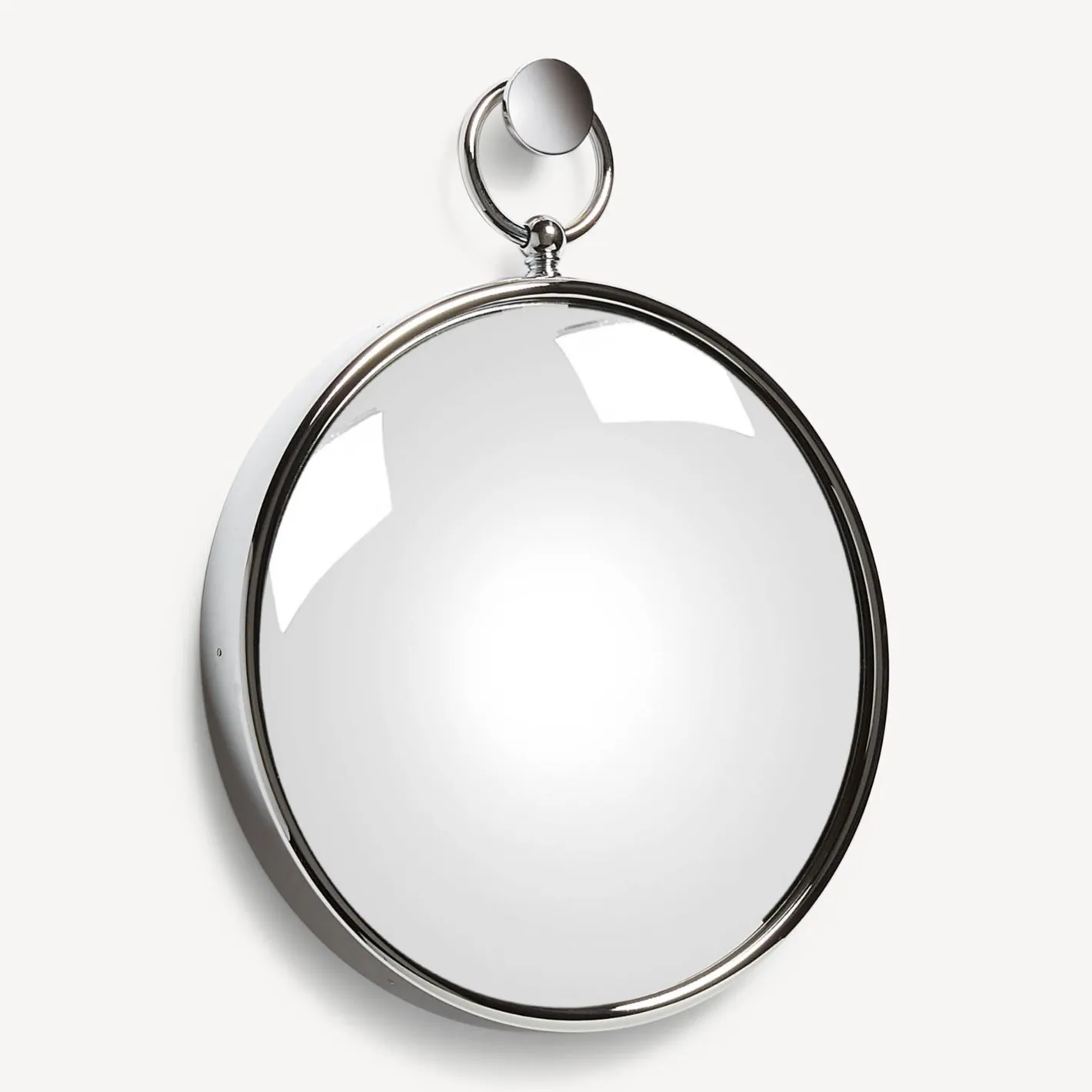 Fornasetti Specchi Di Design^Specchio Magico Convesso Con Cornice Cromata Argento