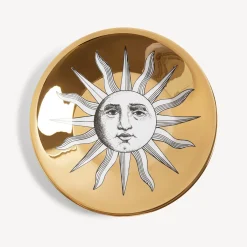 Fornasetti Set Di Antipasti E Centrotavola^Suola Centrotavola Bianco/Nero/Oro