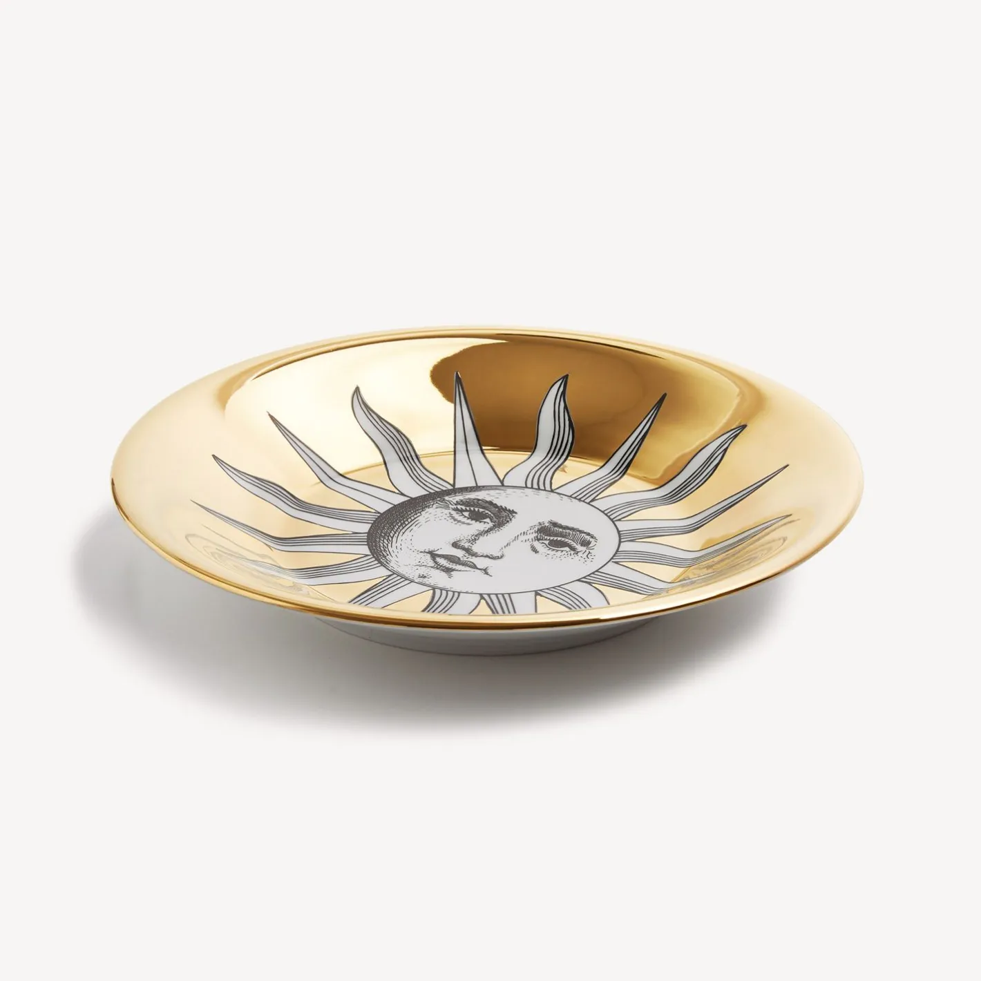 Fornasetti Set Di Antipasti E Centrotavola^Suola Centrotavola Bianco/Nero/Oro