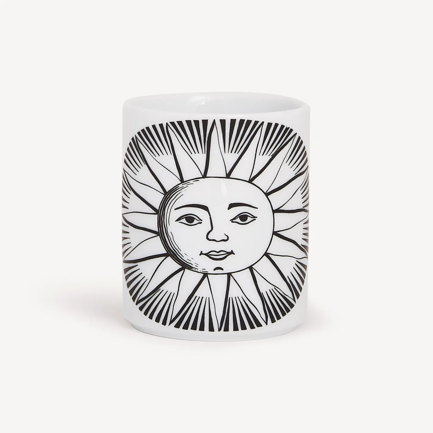 Fornasetti Piccoli Contenitori^Suola Portapenne Bianco Nero
