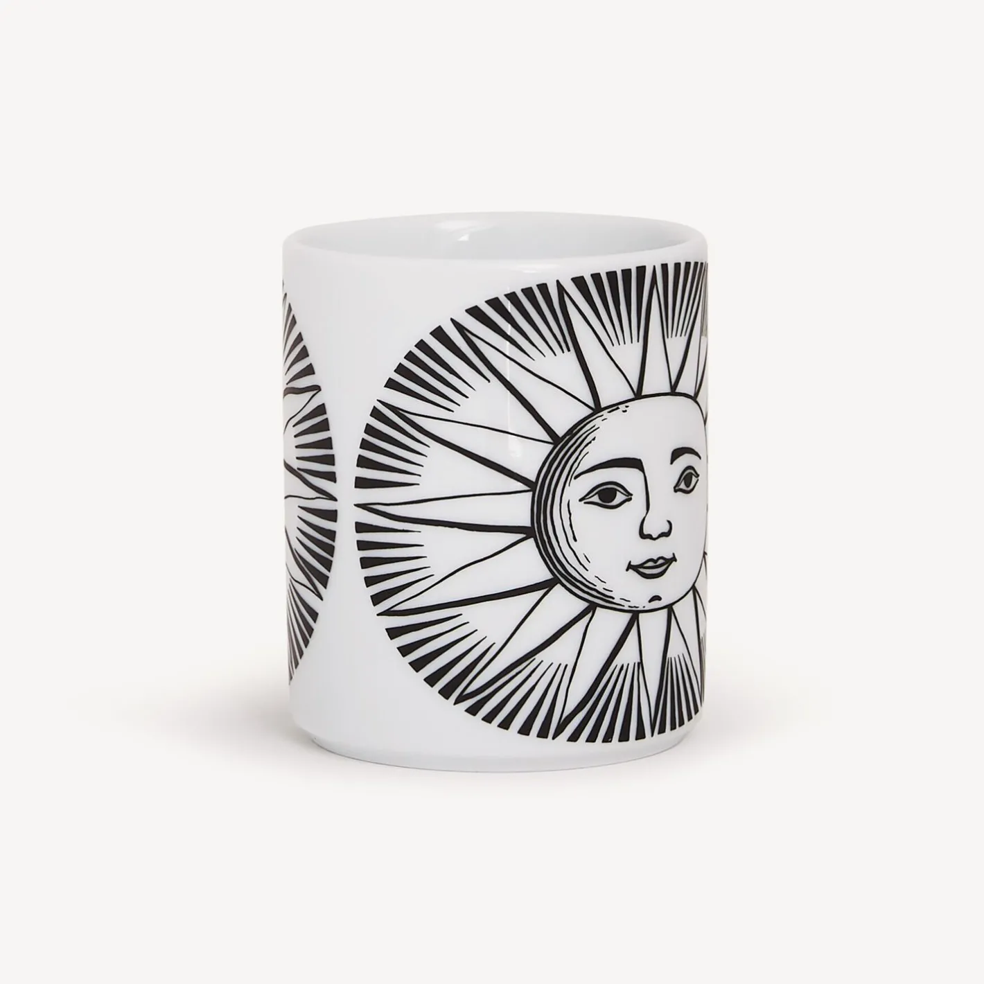 Fornasetti Piccoli Contenitori^Suola Portapenne Bianco Nero