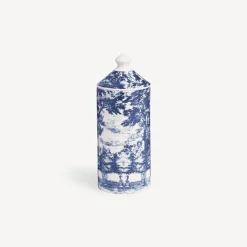 Fornasetti Spray Per Ambienti^Talvolta Spray Profumato Per Ambiente - Decoro Giardino Settecentesco - Fragranza Giardino Segreto Blu Bianco