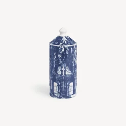 Fornasetti Spray Per Ambienti^Talvolta Spray Profumato Per Ambiente - Decoro Giardino Settecentesco - Fragranza Giardino Segreto Blu Bianco
