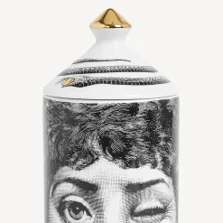 Fornasetti Spray Per Ambienti^Talvolta Spray Profumato Per Ambiente - Mascherina Decor - Fragranza Frutto Proibito Bianco/Nero/Oro