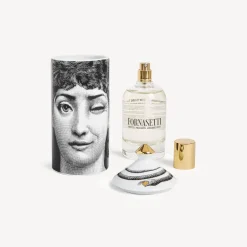 Fornasetti Spray Per Ambienti^Talvolta Spray Profumato Per Ambiente - Mascherina Decor - Fragranza Frutto Proibito Bianco/Nero/Oro