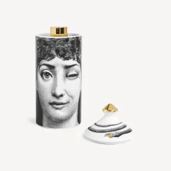 Fornasetti Spray Per Ambienti^Talvolta Spray Profumato Per Ambiente - Mascherina Decor - Fragranza Frutto Proibito Bianco/Nero/Oro