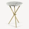 Fornasetti Tabelle^Tavolino Cortile Bianco Nero