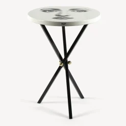 Fornasetti Tabelle^Tavolino Tema E Variazioni N.6 Bianco Nero
