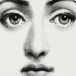 Fornasetti Tabelle^Tavolino Tema E Variazioni N.6 Bianco Nero