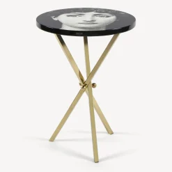 Fornasetti Tabelle^Tavolino Tema E Variazioni N.1 Bianco Nero