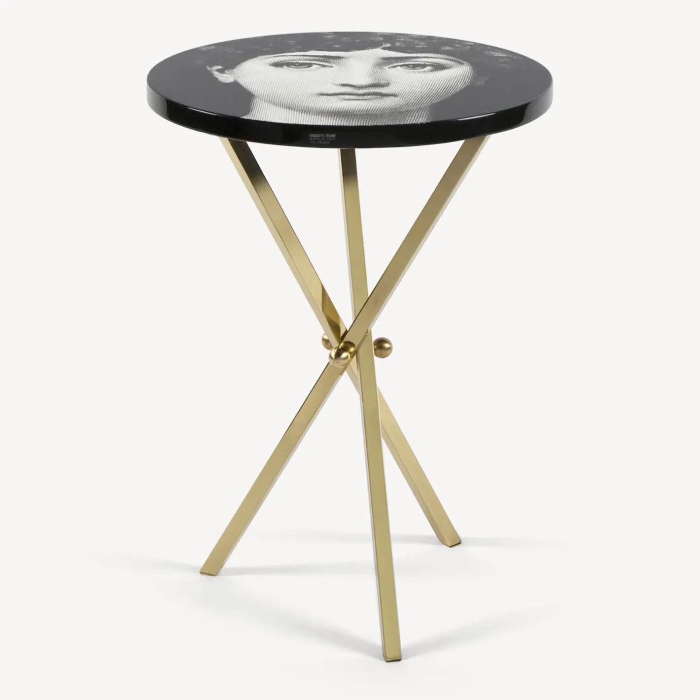 Fornasetti Tabelle^Tavolino Tema E Variazioni N.1 Bianco Nero