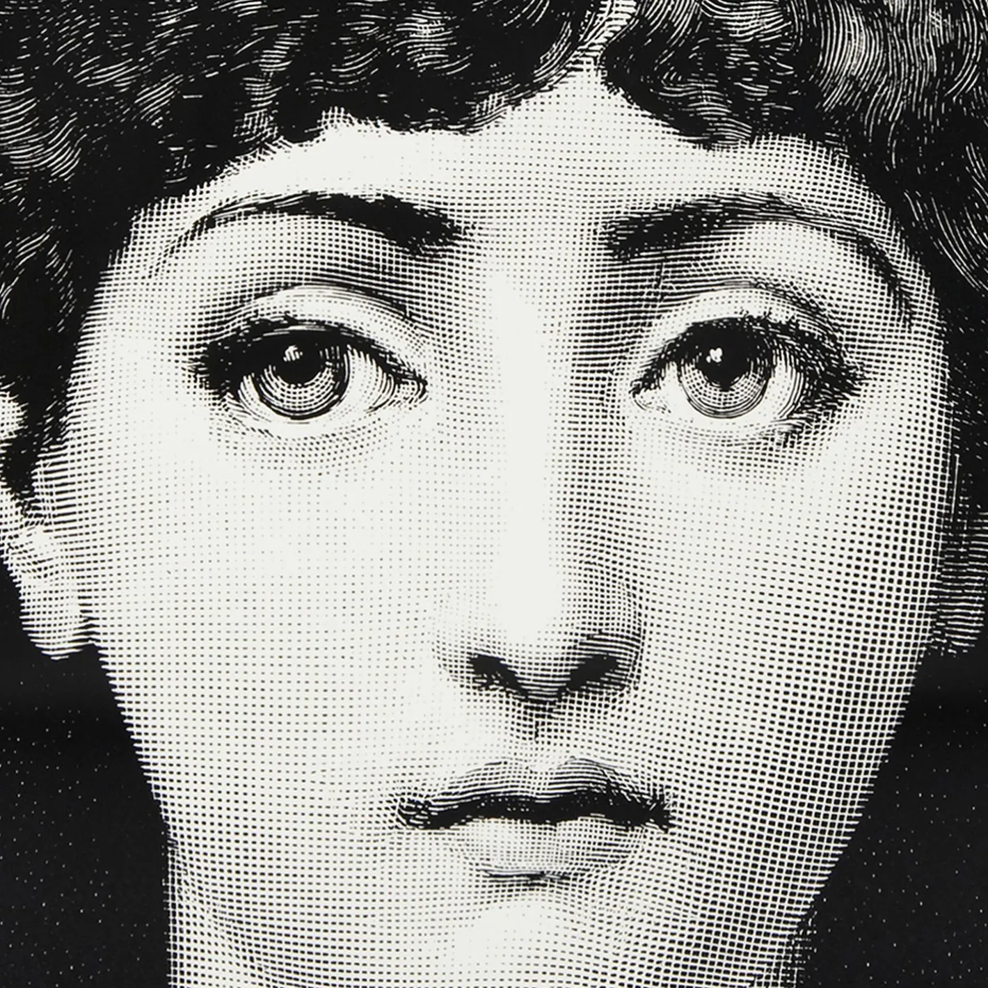 Fornasetti Tabelle^Tavolino Tema E Variazioni N.1 Bianco Nero