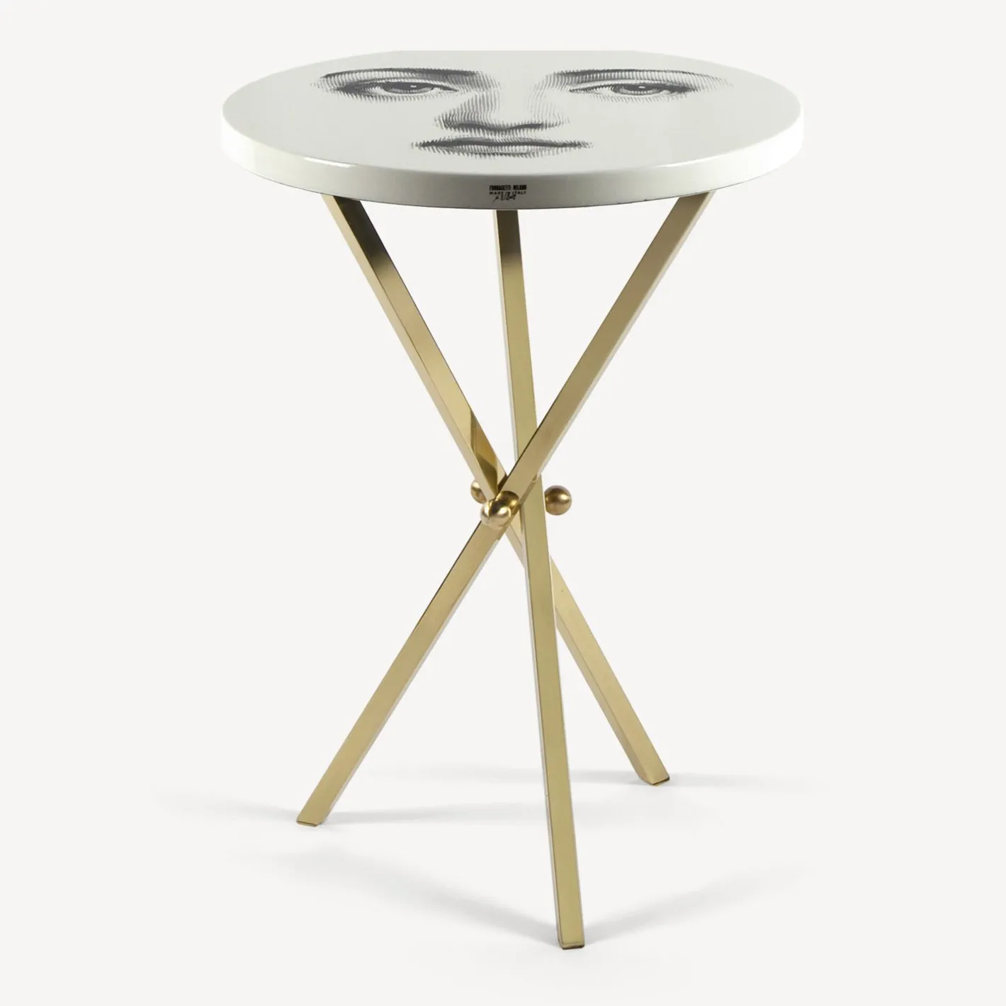 Fornasetti Tabelle^Tavolino Tema E Variazioni N.6 Bianco Nero