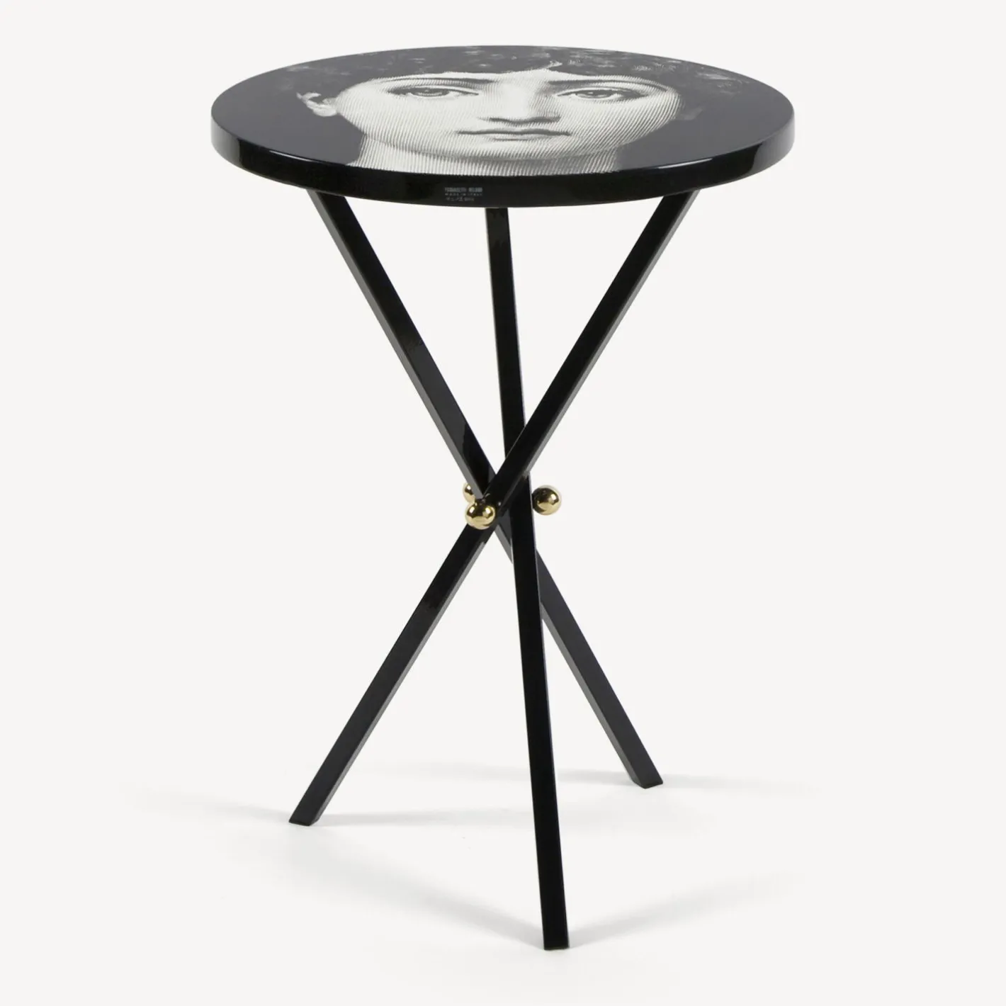 Fornasetti Tabelle^Tavolino Tema E Variazioni N.1 Bianco Nero