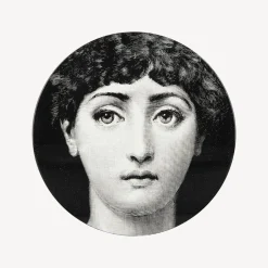 Fornasetti Tabelle^Tavolino Tema E Variazioni N.1 Bianco Nero