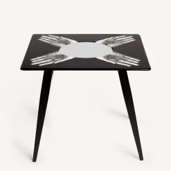 Fornasetti Tabelle^Tavolo Magico Mani Bianco Nero