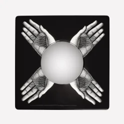 Fornasetti Tabelle^Tavolo Magico Mani Bianco Nero