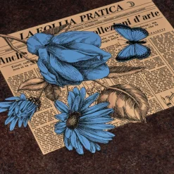 Fornasetti Tabelle^Tavolo Rettangolare Oggetti Sparsi Multicolore