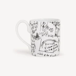 Fornasetti Set Da Te E Caffe^Tazza Alta Matematica Bianco Nero