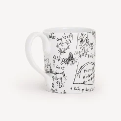 Fornasetti Set Da Te E Caffe^Tazza Alta Matematica Bianco Nero