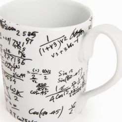 Fornasetti Set Da Te E Caffe^Tazza Alta Matematica Bianco Nero