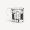 Fornasetti Set Da Te E Caffe^Tazza Architettura Bianco Nero