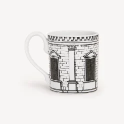 Fornasetti Set Da Te E Caffe^Tazza Architettura Bianco Nero