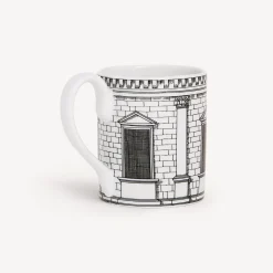 Fornasetti Set Da Te E Caffe^Tazza Architettura Bianco Nero