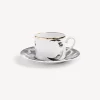 Fornasetti Set Da Te E Caffe^Tazza Da Te Tema E Variazioni Sole E Luna Bianco/Nero/Oro