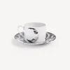 Fornasetti Set Da Te E Caffe^Tazza Da Te Tema E Variazioni Sole E Luna Bianco Nero