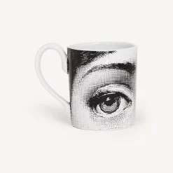 Fornasetti Set Da Te E Caffe^Tazza Occhi Bianco Nero