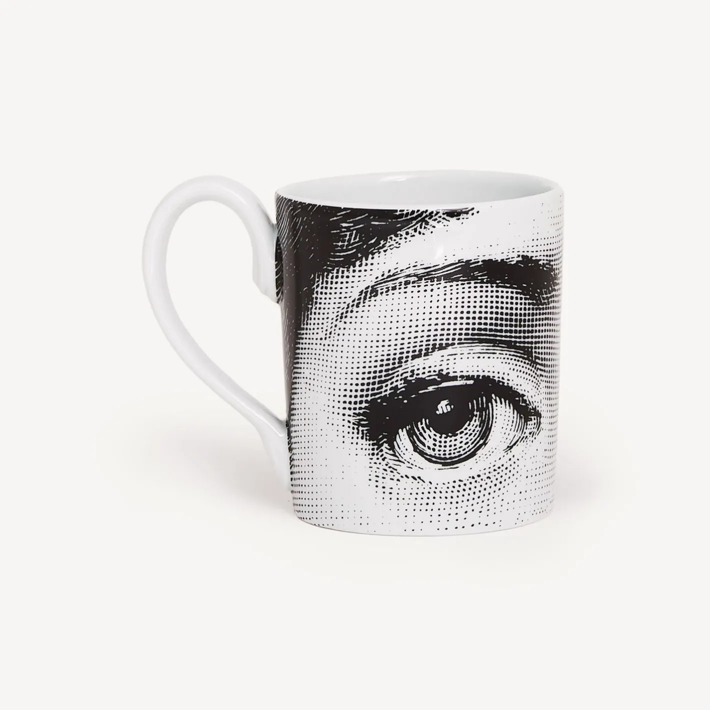 Fornasetti Set Da Te E Caffe^Tazza Occhi Bianco Nero