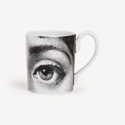 Fornasetti Set Da Te E Caffe^Tazza Occhi Bianco Nero