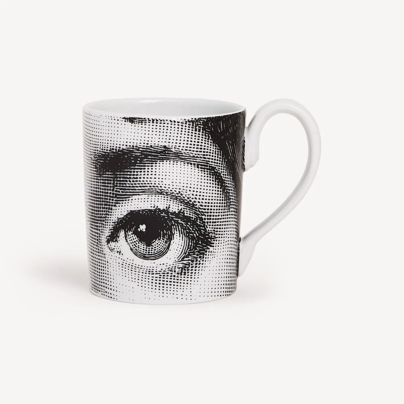 Fornasetti Set Da Te E Caffe^Tazza Occhi Bianco Nero