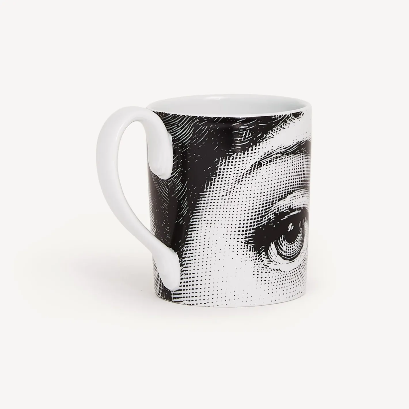 Fornasetti Set Da Te E Caffe^Tazza Occhi Bianco Nero